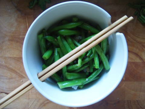 Crunchy Crispy Chinese French Beans