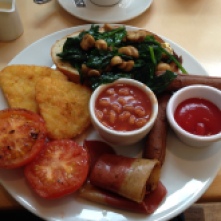 Vegan English Breakfast at VBites Brighton